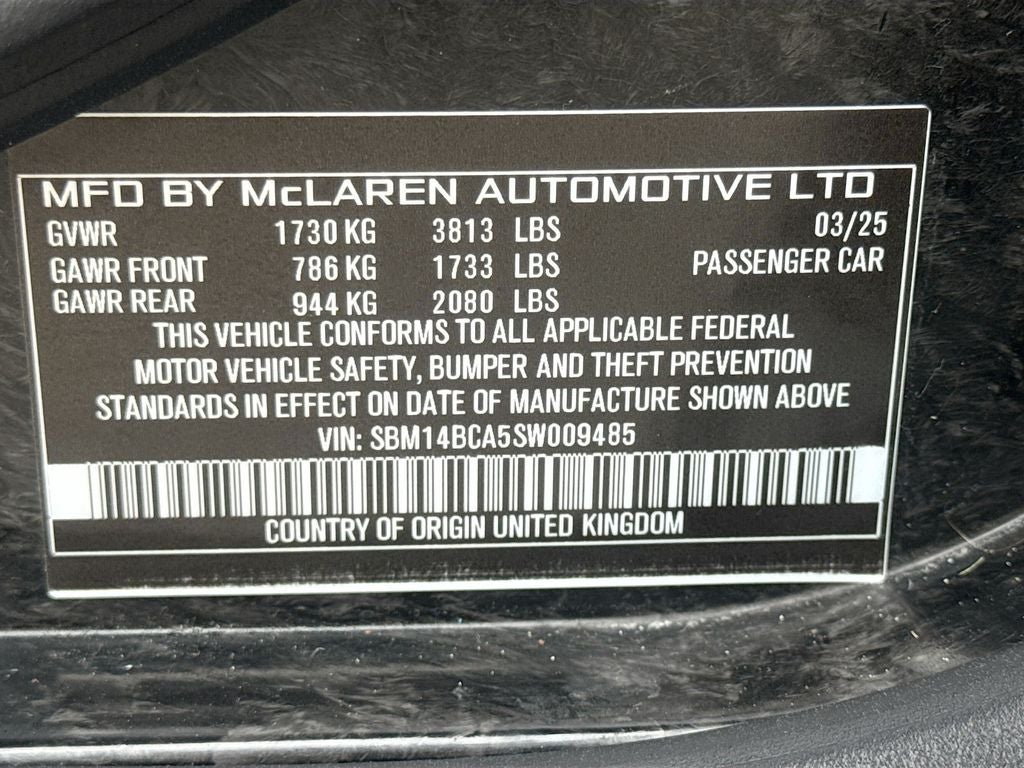 2025 McLaren 750S SPIDER