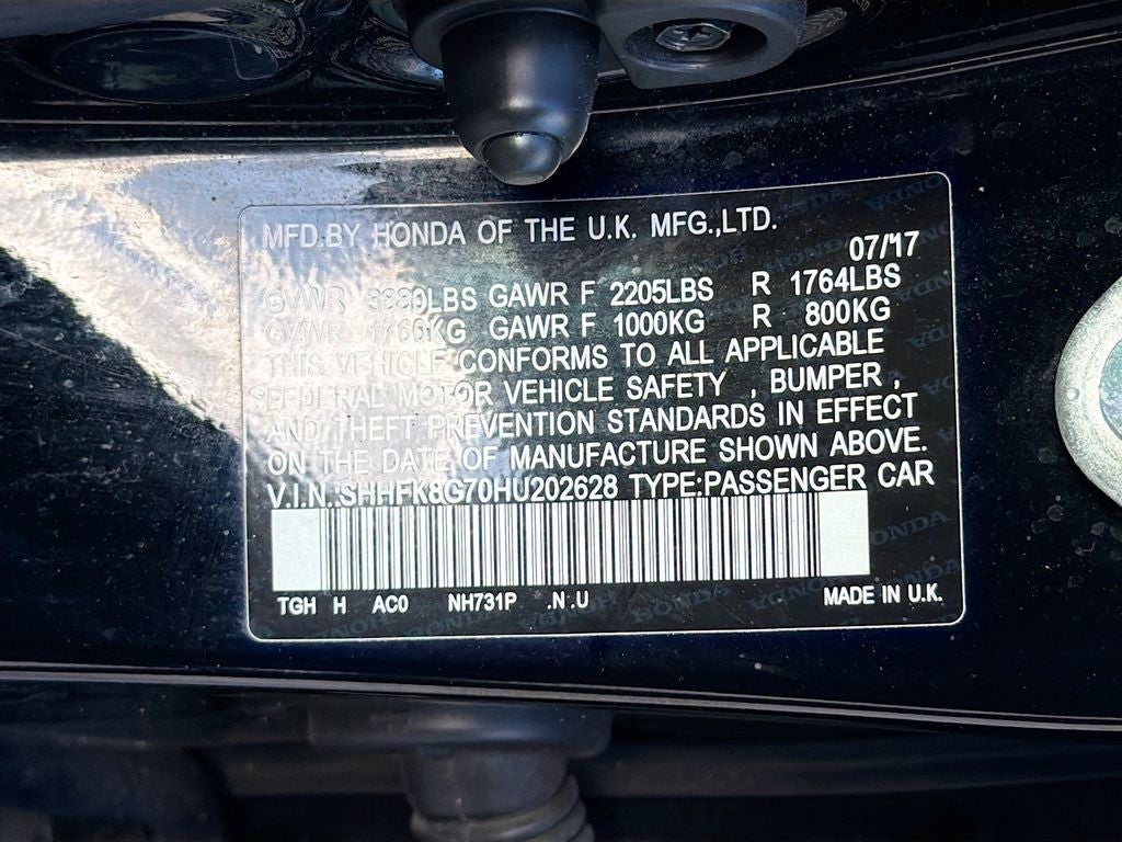 2017 Honda Civic Type R Touring