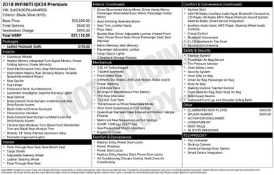 2018 INFINITI QX30 Premium