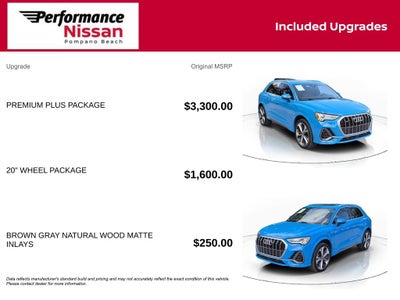 2021 Audi Q3 Premium Plus S Line quattro