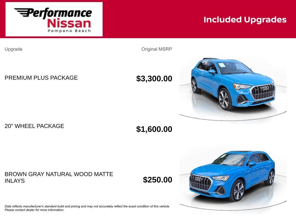 2021 Audi Q3 Premium Plus S Line quattro