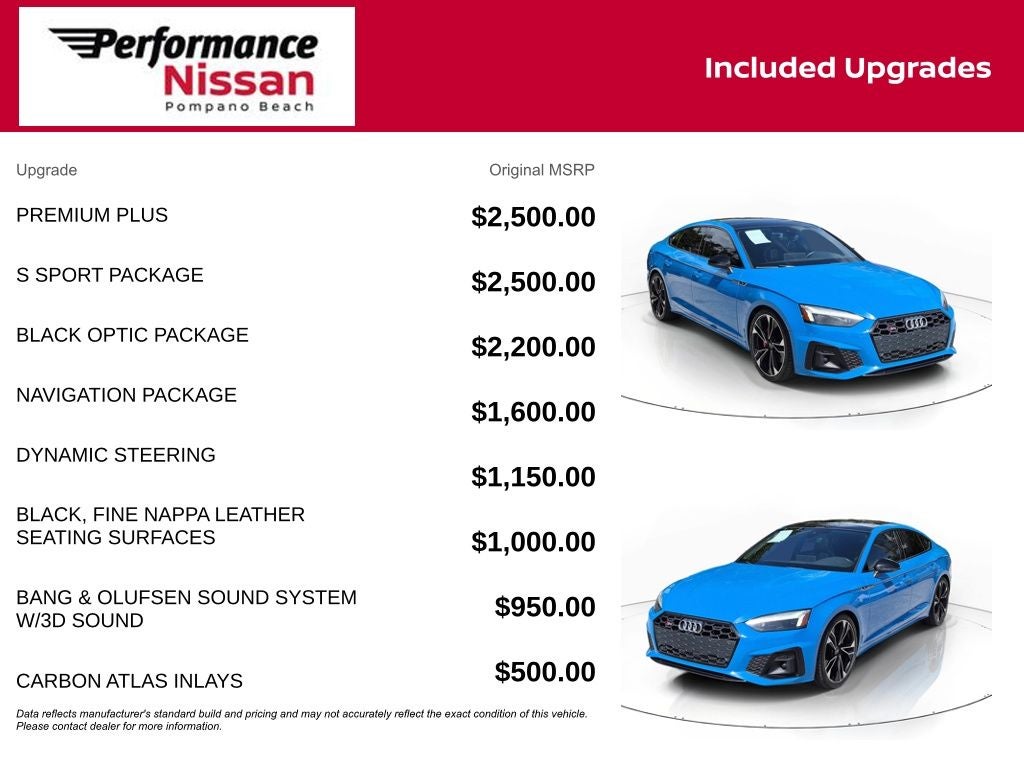 2020 Audi S5 Sportback Premium Plus quattro