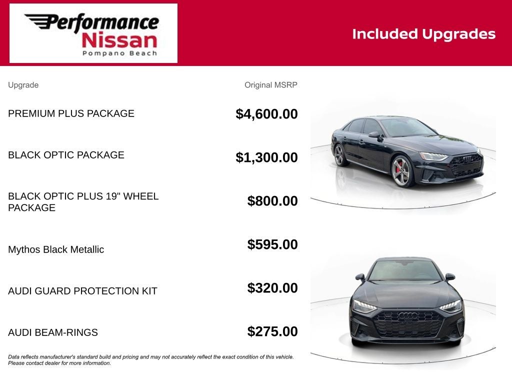 2023 Audi A4 45 S line Premium Plus quattro