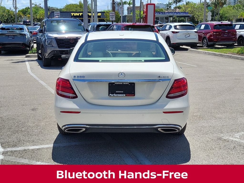 2019 Mercedes-Benz E-Class E 300 4MATIC® PREMIUM PACKAGE