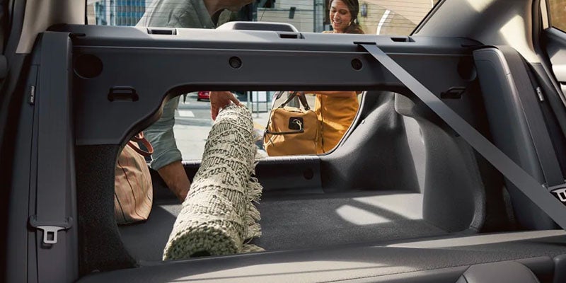 The cargo space that fits a rug in the 2025 Nissan Sentra in Pompano Beach, FL